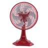 Ventilador de Mesa Britânia Protect Six, 30cm, 6 Pás, 3 Vel, Vermelho - 110v - 1