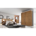 Ver imagem 3 de Guarda Roupa Casal 2PTS 3GAV Thor Plus 1600 Novo Horizonte Cumaru