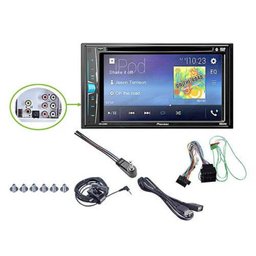 Aparelho de Som Multimídia Dvd Player Pioneer 2 Din Avh-A208Bt Bluetooth USB - 3