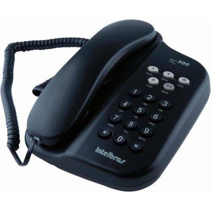 Telefone com Fio Intelbras Tc500, Chave de Bloqueio - Grafite - 2