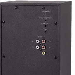 Caixa de Som Home Theater 5.1 80W Rms com 5 Caixas Satélites - 3