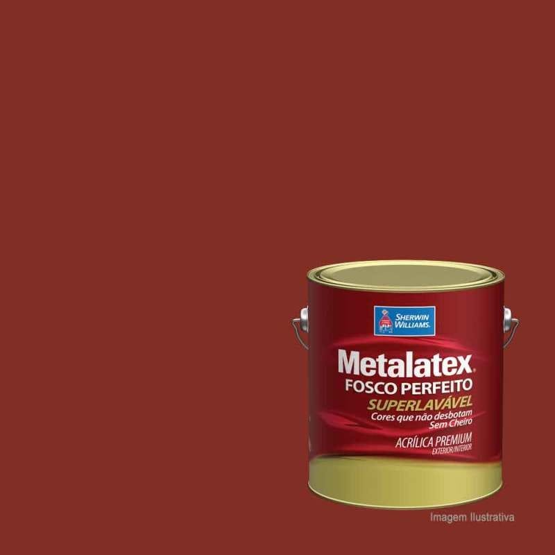 Tinta látex Metalátex acrílica 3,6L vermelho rústico Sherwin Williams - 1