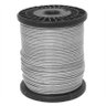 Cabo de Aço Revestido PVC Cristal 6x7 Vias 3/32" Ou 2,4mm - 25 Metros - 1
