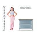 Ver imagem 7 de Bancada gourmet ilha cozinha Ditália 2 Prat. Cinza CD-1019