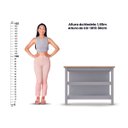 Ver imagem 7 de Bancada gourmet ilha cozinha Ditália 2 Prat. Cinza CD-1019