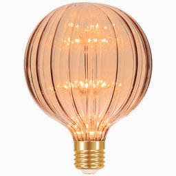 Lâmpada Grande Led G125 2w Vintage Fireworks Âmbar Bivolt - 1