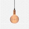 Lâmpada Grande Led G125 2w Vintage Fireworks Âmbar Bivolt - 2
