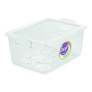 Organizador com Trava Branco 15L - Ordene