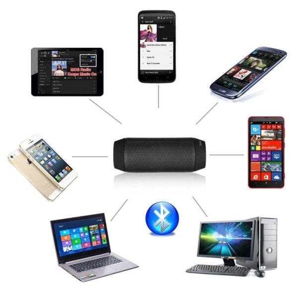 Caixa de Som sem Fio com Bluetooth, Micro SD e Rádio Fm - 1