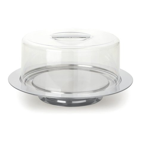 Boleira Com Tampa Baixa Multiuso Queijo Bolo Comidas