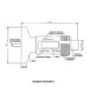 Paquímetro Digital para Medição de Profundidade de Sulcos de Pneu Capacidade 0 a 25mm Resoluçã - 2