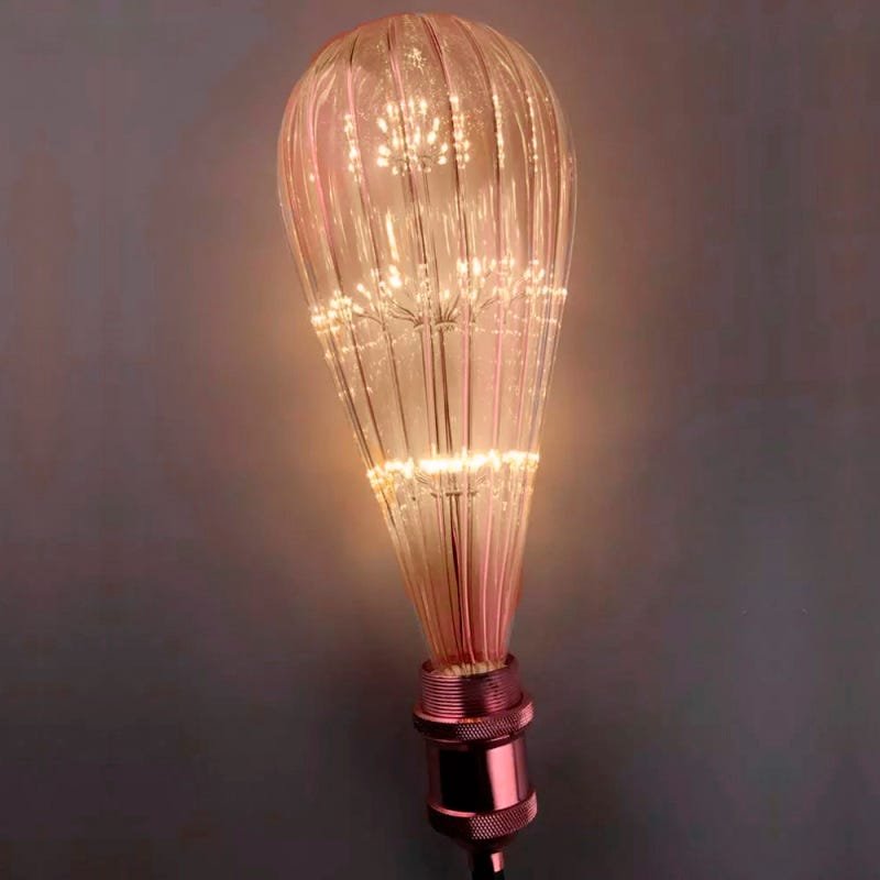 Lâmpada LED Grande Vintage Filamento Retro 2W Ambar - 2