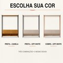 Ver imagem 6 de Closet Estilo Industrial Dallas 2 Gavetas e Suporte para Cabide Klm Móveis
