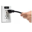 Ver imagem 3 de Adesivo Etiqueta Voltagem 110v / 220v 20 Unid para Tomada