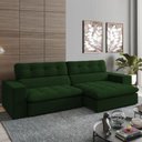 Ver imagem 3 de Sofá 4 Lugares Sereno Retrátil / Reclinável - Élpis Móveis - Verde