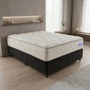 Ver imagem 2 de Cama Box Baú Casal Colchão Ortopédico Atena Molas Ensacadas Pillow Top Hip Sleep