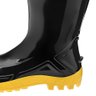 Bota Pvc Cano Médio Preta e Amarela Nº37 - 110vflexf-pra - Marluvas Bota Pvc Preta/am Cano Medio N.3 - 5