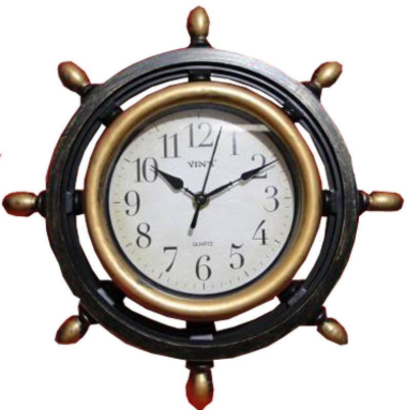 Relógio de Parede Vintage Retro Antigo Leme Decoração Casa (Yi15425) - 1