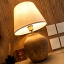Ver imagem 4 de Abajur Pot Cinza Cerâmica 34cm 1XE27 Luminaria de Mesa p/ Quarto Sala Bella s/ Cúpula ST3314