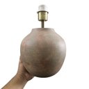 Ver imagem 7 de Abajur Pot Cinza Cerâmica 34cm 1XE27 Luminaria de Mesa p/ Quarto Sala Bella s/ Cúpula ST3314