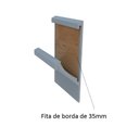 Ver imagem 2 de Perfil Puxador Alumínio Tipo Cava Rm-213 para 15mm Barra 03 Metros Supra Natural Rometal 01 Unidade