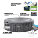 Ver imagem 4 de Piscina Inflável Intex Greywood Spa Ofurô 1.098 Litros 6 Lugares com Bomba e Filtro 110v