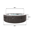 Ver imagem 5 de Piscina Inflável Intex Greywood Spa Ofurô 1.098 Litros 6 Lugares com Bomba e Filtro 110v