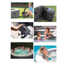 Ver imagem 3 de Piscina Inflável Intex Greywood Spa Ofurô 1.098 Litros 6 Lugares com Bomba e Filtro 110v