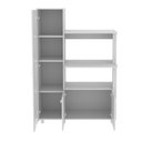 Ver imagem 7 de Balcão Multiuso para Forno e Micro-Ondas com 3 Portas e 4 Prateleira BL3304 Branco