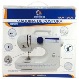 Maquina de Costura Bivolt 12 Pontos Costureira Portátil Pedal (8089) - 3