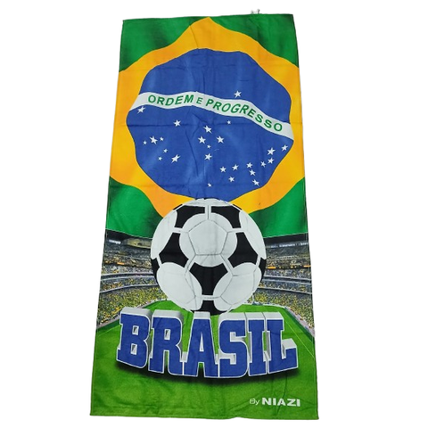 Toalha Praia Brasil - 70 X 150