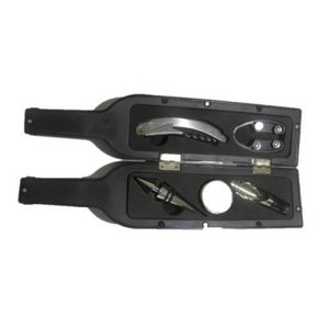 Kit Acessorios para vinho 5pç formato garrafa (DTD0203)