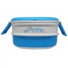 Marmita Marmitex com 2 Compartimentos com Alça Azul para Micro-ondas e Freezer (Ca09112 Azul) - 4