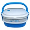 Marmita Marmitex com 2 Compartimentos com Alça Azul para Micro-ondas e Freezer (Ca09112 Azul) - 2