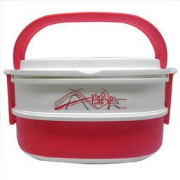 Marmita Marmitex com 2 Compartimentos com Alça Rosa para Micro-ondas e Freezer - 2 Marmita Marmitex com 2 Compartimentos com Alça Rosa para Micro-ondas e Freezer - 2