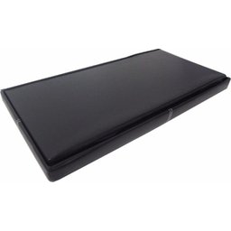 Puff Baú Porta Treco Organizador Dobrável Retangular Grande Preto (Pf-10) - 4
