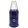 Lampiao Solar de LED Luminaria Lanterna com Usb Bateria Recarregavel Portátil Azul ( Bsl-2030-7 ) - 3