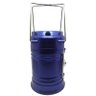 Lampiao Solar de LED Luminaria Lanterna com Usb Bateria Recarregavel Portátil Azul ( Bsl-2030-7 ) - 4