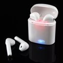 Ver imagem 2 de Fone de Ouvido sem Fio Bluetooth I7S Tws Plus Celular Smart Phone - Branco