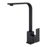 Torneira Preta Luxo Monocomando Bancada Mesa 360º Articulada Pia Misturador Quente Frio Aerador - 4