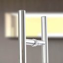 Ver imagem 4 de Puxador Para Porta Aco Inox 1 Metro e 20 cm Duplo H Casa Porta Pivotante (BSL-PXD-4)