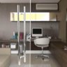 Puxador Para Porta Aco Inox 1 Metro e 20 cm Duplo H Casa Porta Pivotante (BSL-PXD-4) - 2