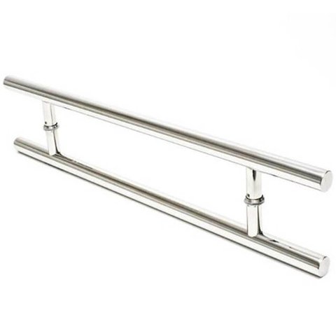 Puxador Para Porta Aco Inox 1 Metro e 20 cm Duplo H Casa Porta Pivotante (BSL-PXD-4)