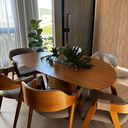 Ver imagem 3 de Mesa de Jantar Cone Oval ORGANICA180X100 Modelar Moveis 6 Lugares