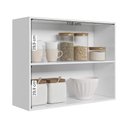 Ver imagem 3 de Armario Aereo de Cozinha Intenza 80 Cm com 2 Portas Branco