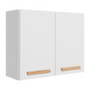 Ver imagem 1 de Armario Aereo de Cozinha Intenza 80 Cm com 2 Portas Branco