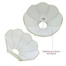 Cúpula Clássica de Abajur 22x10x30cm Estilo Imperial de Tecido Algodão Soquete Nacional - 3