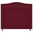 Ver imagem 1 de Cabeceira Imperio 100 cm Suede Bordô