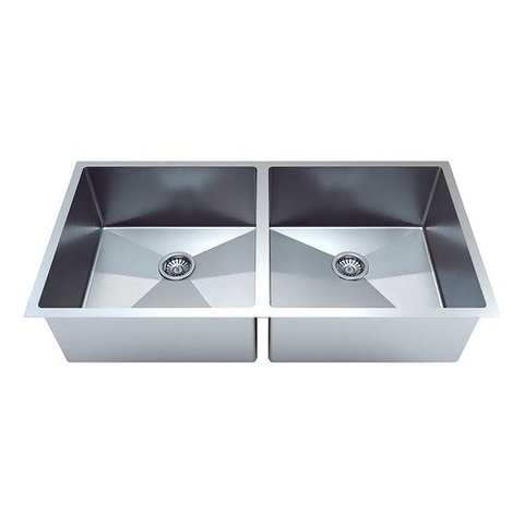 Cuba Dupla Quadrada Inox Cozinha Gourmet Lixeira Pia Inox Technox