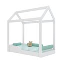 Ver imagem 1 de Mini Cama Montessoriana Infantil Montessoriana Crystal Branco - Peternella